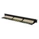 6. Patch panel Extralink  EX.9830 (1U; kat. 5e; 24xRJ-45)