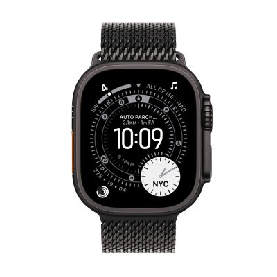 2. Apple Watch Ultra 3 OLED 49 mm Cyfrowy 422 x 514 px Ekran dotykowy 5G Czarny Wi-Fi GPS