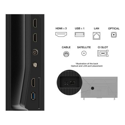 4. Telewizor TCL 43P69K LED 43'' 4K Ultra HD Google TV Dolby AC4 DVB-T2 Czarny