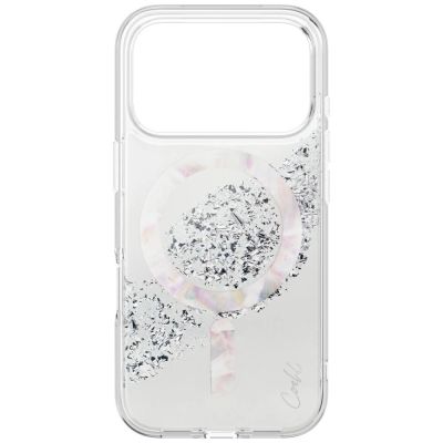 2. Etui UNIQ Coehl Crystelle Magnetic Charging na iPhone 17 Pro - srebrne