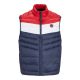2. Kamizelka bezrękawnik Jack&Jones Jjespring Bodywarmer Collar Noos M 12258457NavyBlazerWHITE/TRUEREDBLOC