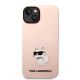 3. Etui Karl Lagerfeld Silicone Choupette na iPhone 14 Plus - różowe