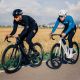 7. Spodnie rowerowe z szelkami Rockbros YDCK012-1 długie polarowe z wkładką Rozmiar S - czarne