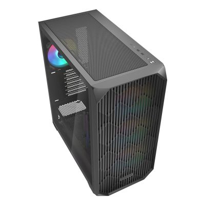 3. Obudowa komputerowa Sharkoon AK3 RGB Czarne Szkło Hartowane