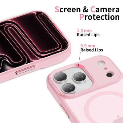 4. Etui Tech-Protect MagMat MagSafe na iPhone 17 Pro Max - różowe