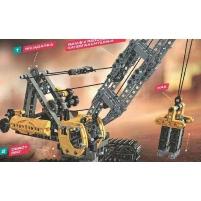 2. Clementoni Naukowa Zabawa - Laboratorium mechaniki: Dźwig
