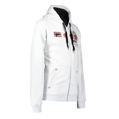 2. Bluza męska Geographical Norway GORMA MEN 100 EO +BS (WT1880H/GN-WHITE)