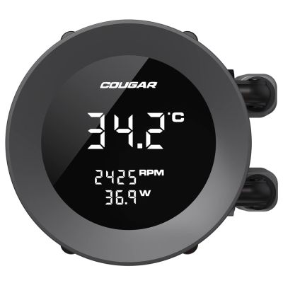 3. COUGAR CGR-PSDVARGB-B-240 Procesor Chłodnica cieczy all-in-one 12 cm Czarny