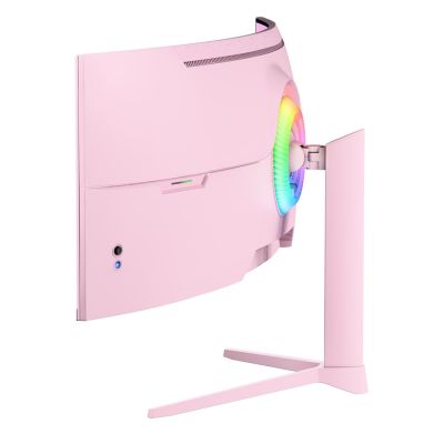 7. Arozzi Nova 49” Curved monitor komputerowy 124,5 cm (49") 5120 x 1440 px Dual QHD LED Różowy