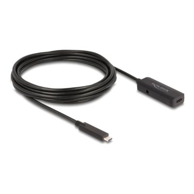 DeLOCK 80028 kabel USB USB 3.2 Gen 2 (3.1 Gen 2) 5 m USB C Czarny