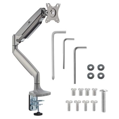10. Uchwyt do monitora Maclean MC-969, podwójne ramię, ze sprężyną gazową, 17"-45", 16 kg,