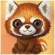 6. Etui Nimmy Big Eyed Pet 2.0 Raccoon na iPhone 17 Pro - pomarańczowe
