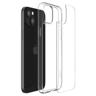 4. Etui Spigen Airskin Hybrid na iPhone 15 Plus - przezroczyste