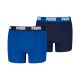 2. Bokserki dla dzieci Puma Everyday Basic 2 pak niebieskie, granatowe 938971 06