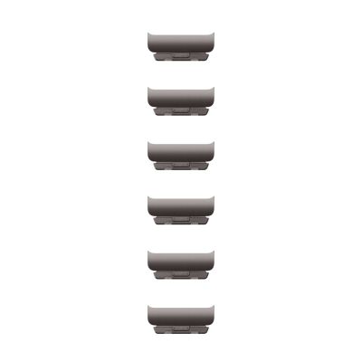 3. Apple Watch Zusatz-Edelstahlglieder für Watch 46mm Schiefer (One Size)