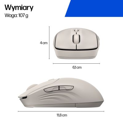 2. Mysz HP 400 Quiet Black Wireless Mouse bezprzewodowa czarna AZ7B2AA