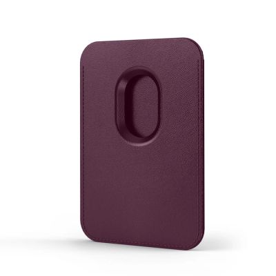 5. Portfel magnetyczny Tech-Protect CH01 MagWallet MagSafe na telefon - burgundowy