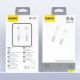 2. Kabel Dudao L25SC 60 W USB-C - USB-C z miękkim silikonowym oplotem 1 m - biały