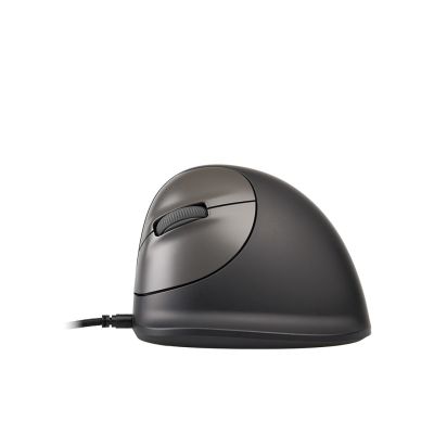 25. R Go Tools R-Go Pele HE ergonomisch links USB mittel juodas/silb retail