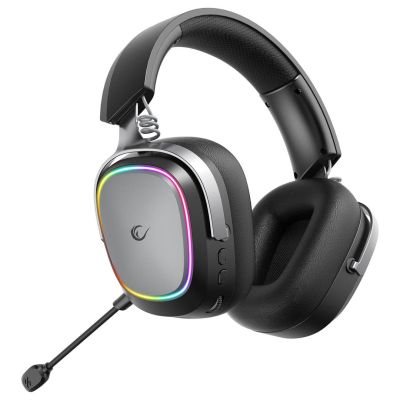 5. Słuchawki Rampage RETSU Słuchawki bezprzewodowe nauszne BT 2.4G RGB czarne