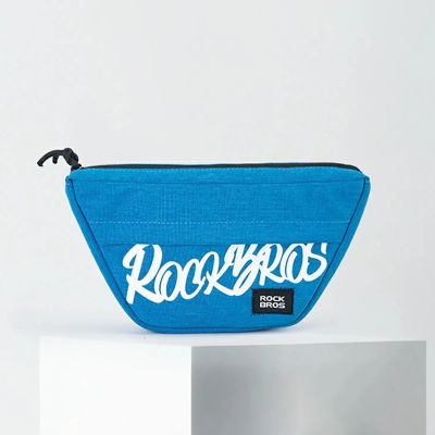 4. Torba rowerowa Rockbros G011 Flash Journey na kierownicę trapezoidalna 0.7 l - niebieska
