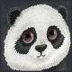 7. Etui Nimmy Big Eyed Pet 2.0 Panda na iPhone 15 Pro - czarne