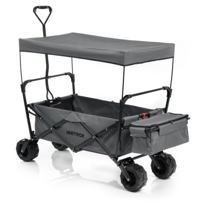 Wózek transportowy z daszkiem Meteor XR-100 szary