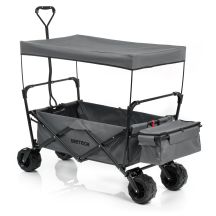 Wózek transportowy z daszkiem Meteor XR-100 szary