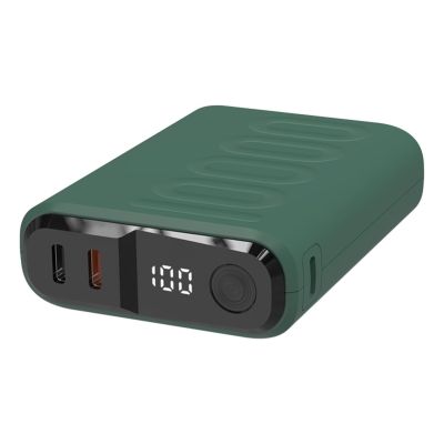 6. RealPower PB-10000C PD+ 10000 mAh Ciemny Zielony