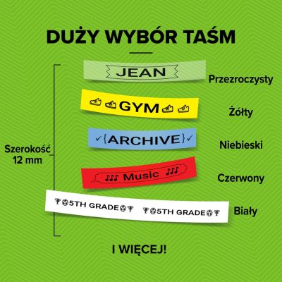 18. Etykietownica DYMO Letratag LT-100H