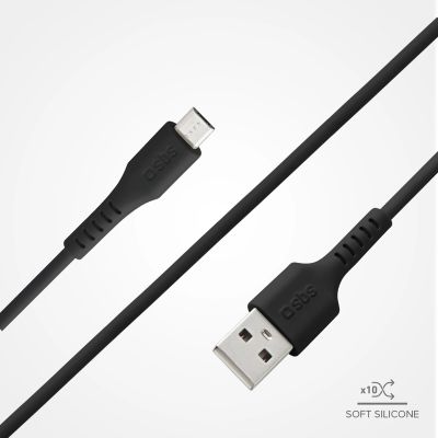 6. Kabel SBS LTHL200 USB-A - Micro-USB 1m - czarny