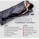 4. Wkładka do śpiwora Cocoon TravelSheet Silk, rhino/cornflower