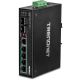Przełącznik przemysłowy TRENDnet 6 portów Gbit PoE+ Metal
