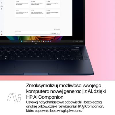 43. HP EliteBook X G1i 14 inch Notebook Next Gen AI PC Copilot+ PC Intel Core Ultra 7 258V Laptop 35,6 cm (14") 2K 32 GB LPDDR5x-SDRAM 1 TB SSD Wi-Fi 7 (802.11be) Windows 11 Pro Niebieski