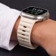 6. Pasek Tech-Protect Silicone Line na Apple Watch 44 / 45 / 46 / 49 mm - beżowy