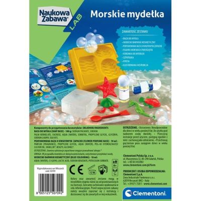 3. Zestaw Clementoni - Morskie mydełka