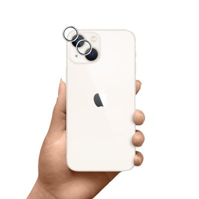 9. Szkło na obiektyw 3mk HARDY Lens Protection Pro do Apple iPhone 13 Mini / 13 - srebrne