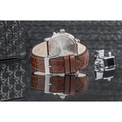 7. Zegarek Męski ZEPPELIN LZ121 Mediterranee Moonphase 9636-5 + BOX