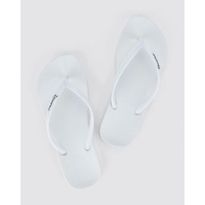 5. Ipanema klapki damskie japonki Anat wygodne białe modne na plaże