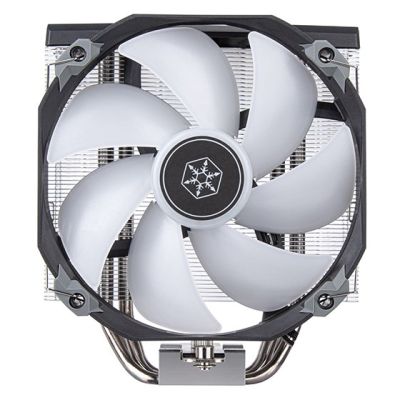 9. Silverstone SST-ARV140-ARGB system chłodzenia komputerów Procesor Chłodnica powietrza 14 cm Czarny, Szary 1 szt.