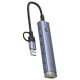 3. Hub USB-A/USB-C Baseus UltraJoy Series 4xUSB-A 3.0 1xUSB-C 5V - szary