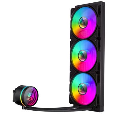 4. GameMax ICEBURG 360 INFINITY BK system chłodzenia komputerów Procesor Chłodnica cieczy all-in-one 12 cm Czarny 1 szt.