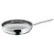 WMF Profi 0794649991 - Okrągła - Patelnia uniwersalna - Stal nierdzewna - 250 °C - Ceramika - Gaz - Halogen - Indukcja - Stal nierdzewna