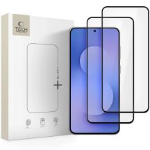 Szkło hartowane Tech-Protect Glass Fit+ 2-pack na Samsung Galaxy S25 FE - czarne