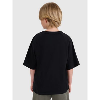 9. T-shirt oversize gładki chłopięcy 4F 4FJWAW25TTSHM2411-20S
