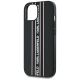 5. Etui Karl Lagerfeld Saffiano Athleisure Stripes Cord na iPhone 15 - różowe