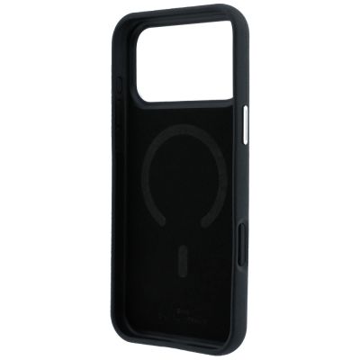 7. Etui BMW Sign Deboss Quilted Metal Logo MagSafe na iPhone 18 Pro Max / 17 Pro Max - czarne