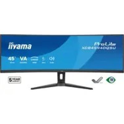 22. iiyama ProLite XCB4594DQSU-B1 monitor komputerowy 113 cm (44.5") 5120 x 1440 px Dual QHD LED Czarny