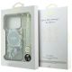 8. Etui Guess IML Flowers Pearl Strap MagSafe na iPhone 18 Pro Max / 17 Pro Max - zielone