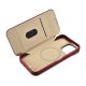 16. iCarer CE Premium Leather Folio Case skórzane etui iPhone 14 Pro Max z klapką magnetyczne MagSafe czerwony (WMI14220716-RD)